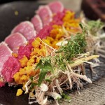 マグロマート - トロたく。海苔は別添え。