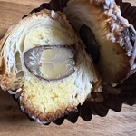 yKUNIEDA - 栗のパイ　中にはアーモンド生地も入ってます