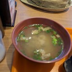 ペッパーランチ  - みそ汁