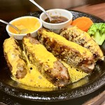 いきなりステーキ - ワイルドハンバーグ 300g トッピングチーズ