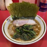 横濱家系ラーメン 裏野中家 - 料理写真:ラーメン並+海苔