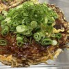 平の家 - 府中焼シングル（税込800円）＋いか天＋ネギ