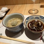 やきとり割烹 旬季 - 昆布水つけ麺