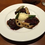 サリュー - 蝦夷鹿のカシス煮込み　2014-12