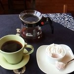 ファンケー - 料理写真:美味しいあっさりしたコーヒーと芋ようかん♡