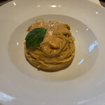 Arancino di Mare - 生ウニとクリームソースのスパゲティ
