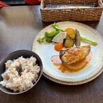 バルバルキッチンアメリ - ランチ：鰤と大根のピリ辛ステーキ(¥1,500)