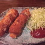 Shimbashi Yakiton - ちくわチーズ揚げ