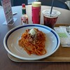 CafeもDoki - ナポリタンとアイスコーヒー（750円、アイスコーヒーは令和８年１月末まで無料）
