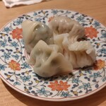 焼売のジョー - コースの水餃子（ニラとフカヒレ）