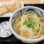 手打ちうどん うえだ - とり天うどん