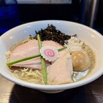 中華そば いづる - 味玉濃厚煮干しそば