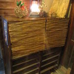 森のおはな - 入口の下足入れ