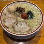 中華そば専門　田中そば店 - 料理写真:山形辛みそ煮卵付き　背脂