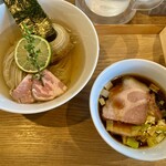 ヨコクラストアハウス - 昆布水つけ麺　醤油　大