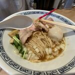 中華そば ます田 - 美しい麺線はチャーシューの下で･･･