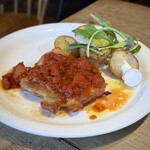 goodspoon pizzeria＆cheese - ■グリルチキン スパイシートマトソース ￥1.848
(サラダ、パンorライス、ドリンク付き)