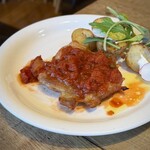 goodspoon pizzeria＆cheese - ■グリルチキン スパイシートマトソース ￥1.848
(サラダ、パンorライス、ドリンク付き)