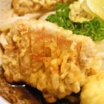 讃岐うどん 白庵 - とり天トッピング