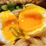 讃岐うどん 白庵 - ちく玉天ぶっかけ（半熟卵天）