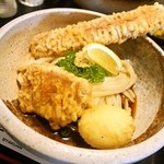 讃岐うどん 白庵 - ちく玉天ぶっかけ ＆ とり天トッピング