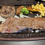 ステーキハウス醍醐 - 至高のサーロインセット200gにハンバーグ120g追加