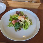 トラットリア カンパーナ ジロウマル - 自家製野菜たっぷりサラダ、これ大好き
