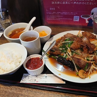 レバニラ定食 kei楽_0