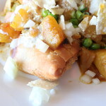 Sasto Sulav Express - Samosa chaat（サモサチャット）※メニュー外