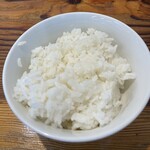 じゅんちゃんラーメン - ご飯　結構大きな茶碗です^ ^