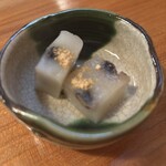 御手打ちそば やま本 - 黒豆ういろう