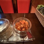 ステーキ＆ワイン　神房 - 福神漬け