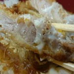 誠庵 - カツ丼のカツが厚い