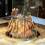 御苑　炉庵 - 囲炉裏