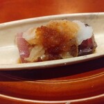 銀座 しのはら - 寒ブリいぶりがっこ