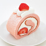 苺のロールケーキ
