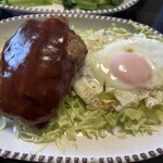 肉の黒田 - ハンバーグ肉汁たっぷり絶品です♪