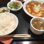 Kiraku - 麻婆豆腐定食…770円