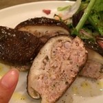 イロドリ - 大きな肉厚シイタケの肉詰め！