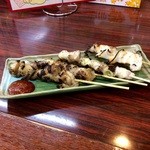 友愛 - 焼き鳥、ねぎま、皮、軟骨、ぼんじり