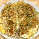 麗ちゃん - 肉玉そば　イカ天、餅入り