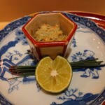 銀座 しのはら - 温かい蟹身