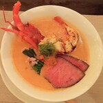 MENSHO - 雲丹と和牛のオマール海老らぁ麺 2300円。