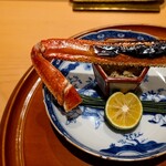 銀座 しのはら - 焼き蟹