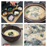 日本料理 TOBIUME - 河豚雑炊　沢山白子が入ってる！