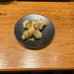 天ぷらとワイン 大塩 - 岩津ねぎ～アンチョビソース～