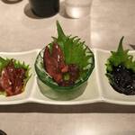 水橋食堂 漁夫 - ホタルイカ食べ比べ