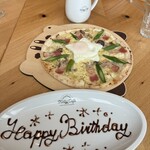 カービィカフェ - ピザも頂きました！