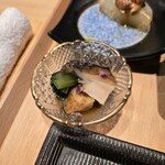 焼鳥 鐡 - アワビのキモソース