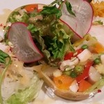 ビストロ・ラ・ショウブ - 岩手清流鶏の燻製と彩り野菜のテリーヌ